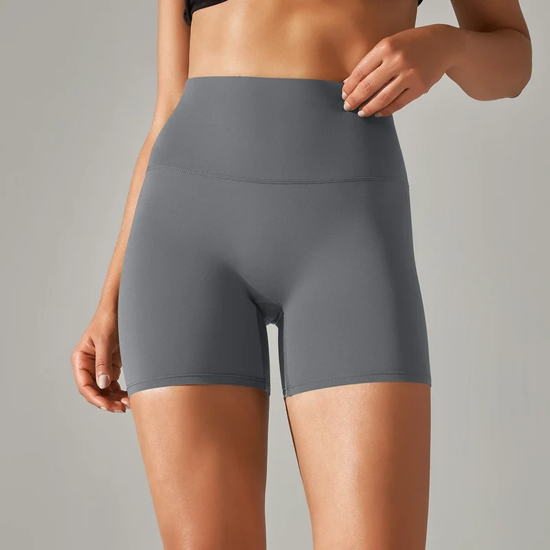 Damen Yoga Shorts hohe Taille Push-Up Damen Sport Hot Pants Fitness Gym Hotpants
