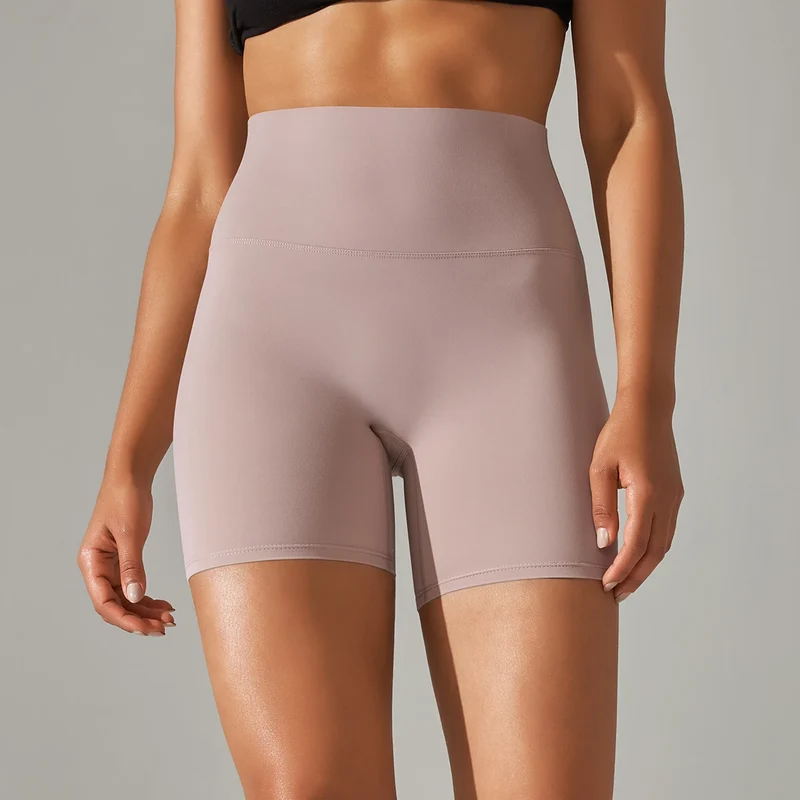 Damen Yoga Shorts hohe Taille Push-Up Damen Sport Hot Pants Fitness Gym Hotpants