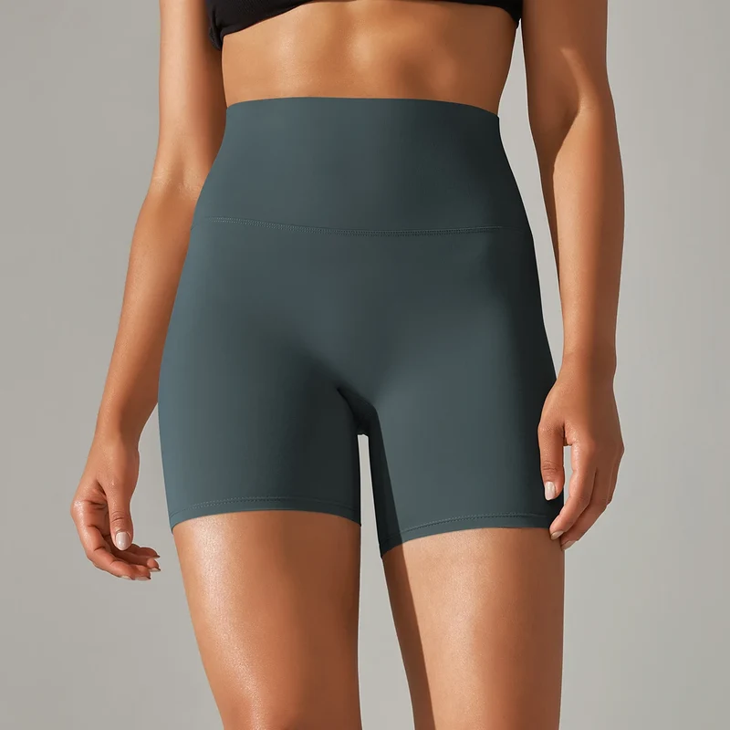 Damen Yoga Shorts hohe Taille Push-Up Damen Sport Hot Pants Fitness Gym Hotpants