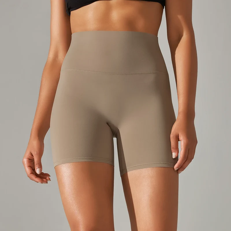 Damen Yoga Shorts hohe Taille Push-Up Damen Sport Hot Pants Fitness Gym Hotpants