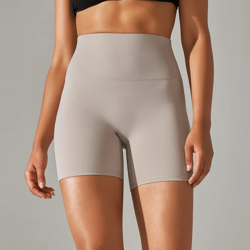 Damen Yoga Shorts hohe Taille Push-Up Damen Sport Hot Pants Fitness Gym Hotpants