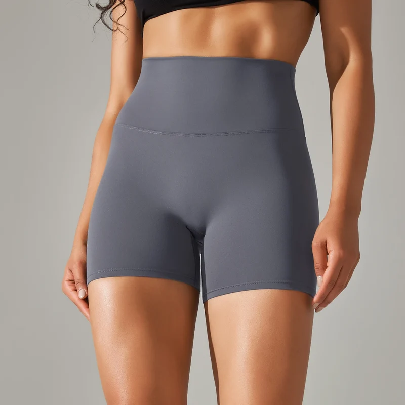 Damen Yoga Shorts hohe Taille Push-Up Damen Sport Hot Pants Fitness Gym Hotpants