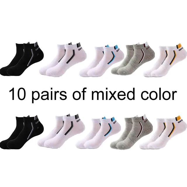 10 PAAR Sneaker Socken Herren Damen Sport Freizeit Kurzsocken Füßlinge Gr 38–48