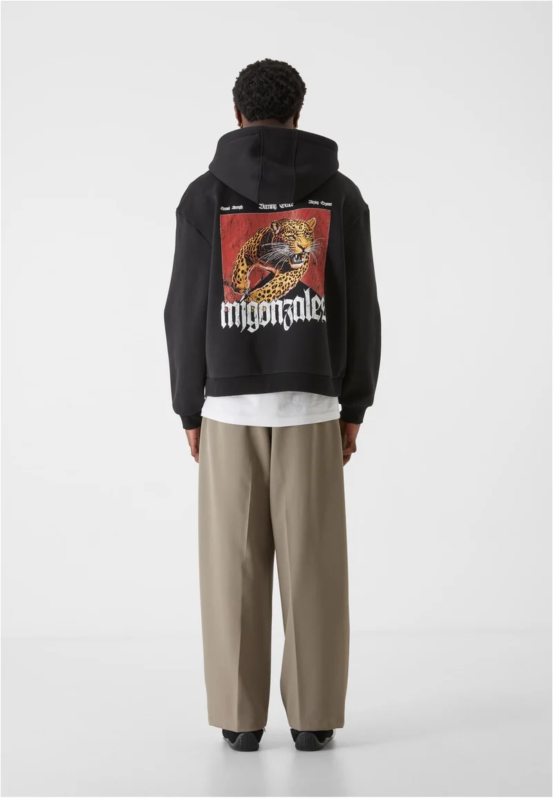 MJG Heavy Oversized Hoody Savage Leopard
