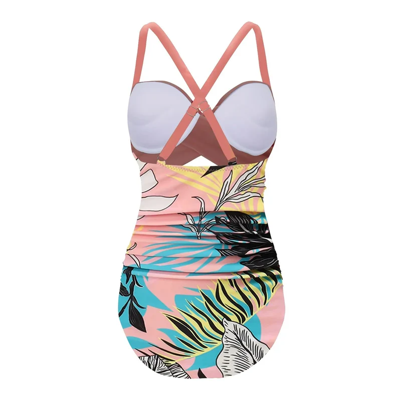 Frauen Bademode Böhmisch Bikini Set Sexy Push Up Badeanzug Damen Tanga