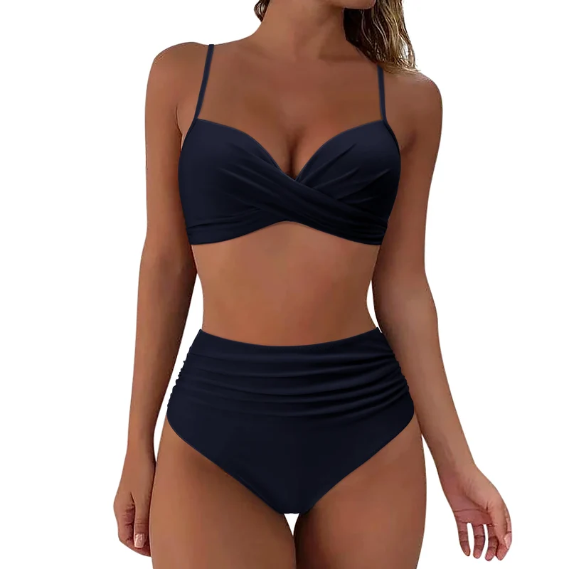 Frauen Bademode Böhmisch Bikini Set Sexy Push Up Badeanzug Damen Tanga Swimsuit
