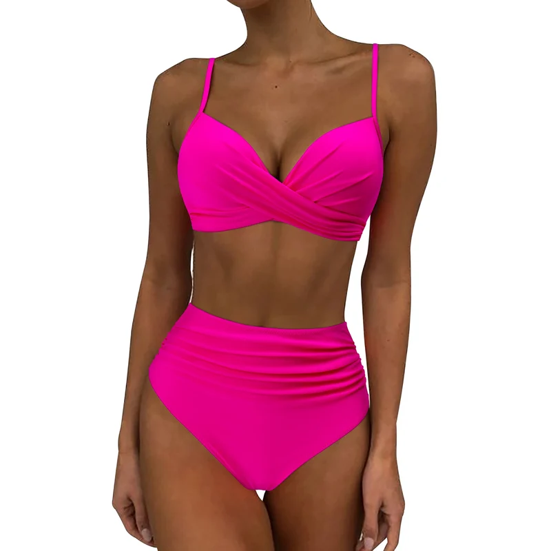 Frauen Bademode Böhmisch Bikini Set Sexy Push Up Badeanzug Damen Tanga Swimsuit