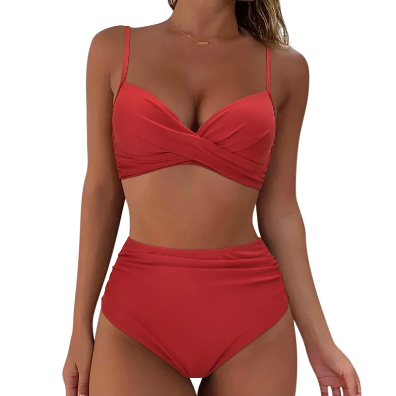Frauen Bademode Böhmisch Bikini Set Sexy Push Up Badeanzug Damen Tanga Swimsuit