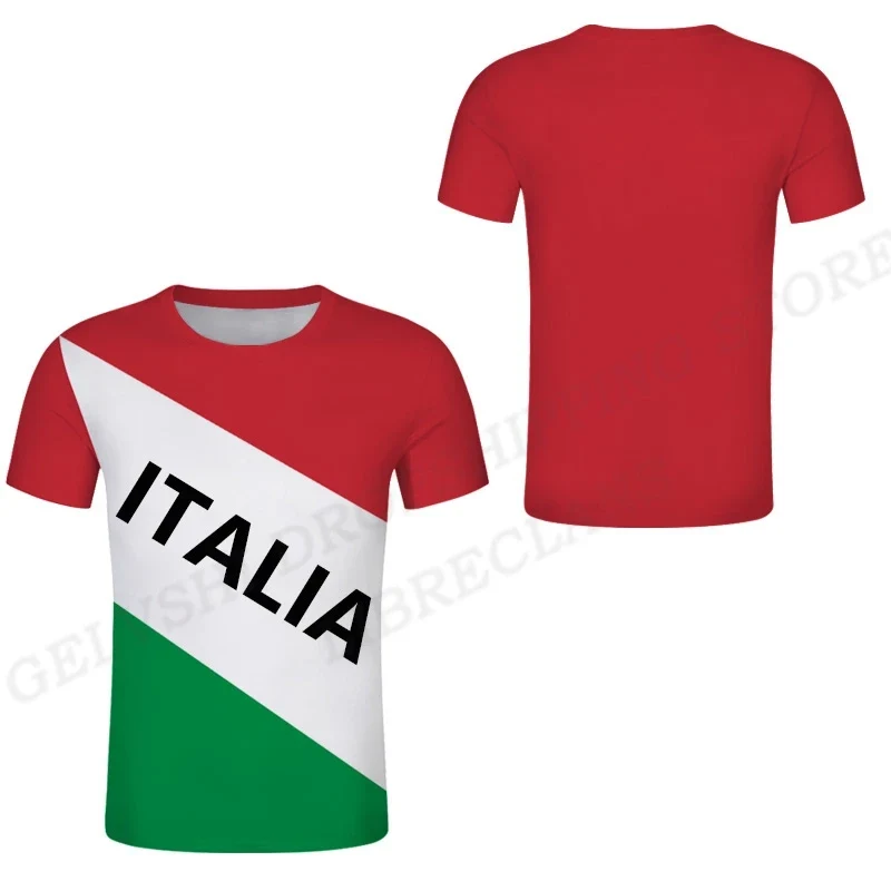 Herren Fashion Italy Vintage 3D T-Shirt Rundhals Unisex Sommer Streetwear Italia