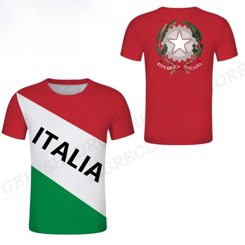 Herren Fashion Italy Vintage 3D T-Shirt Rundhals Unisex Sommer Streetwear Italia