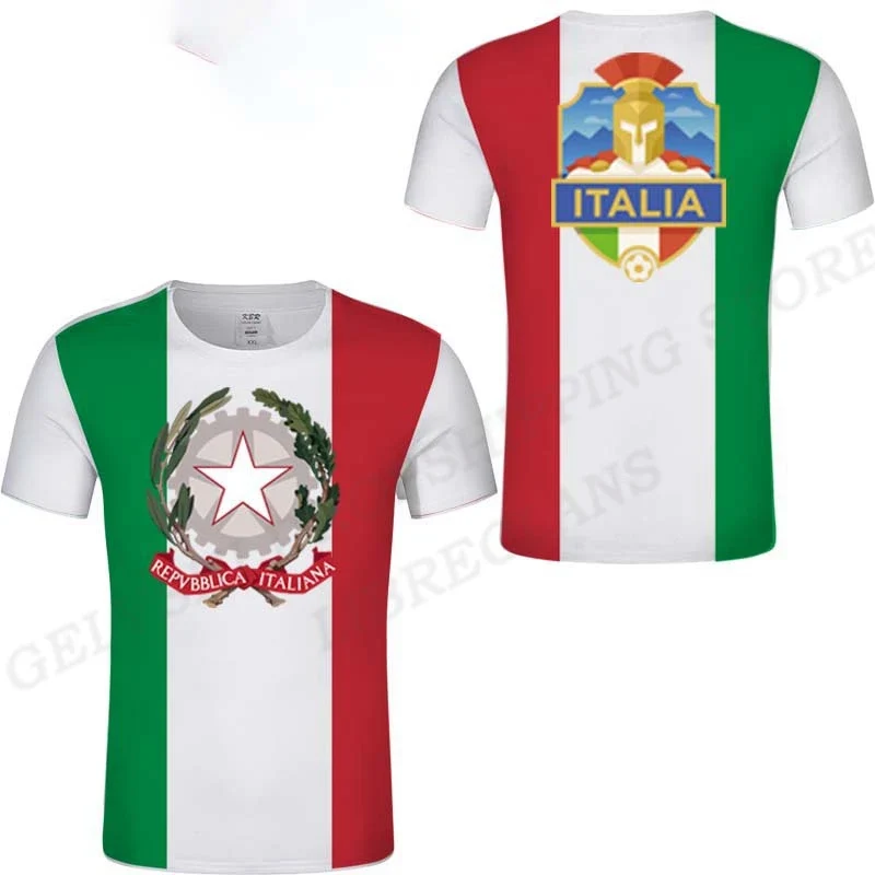 Herren Fashion Italy Vintage 3D T-Shirt Rundhals Unisex Sommer Streetwear Italia
