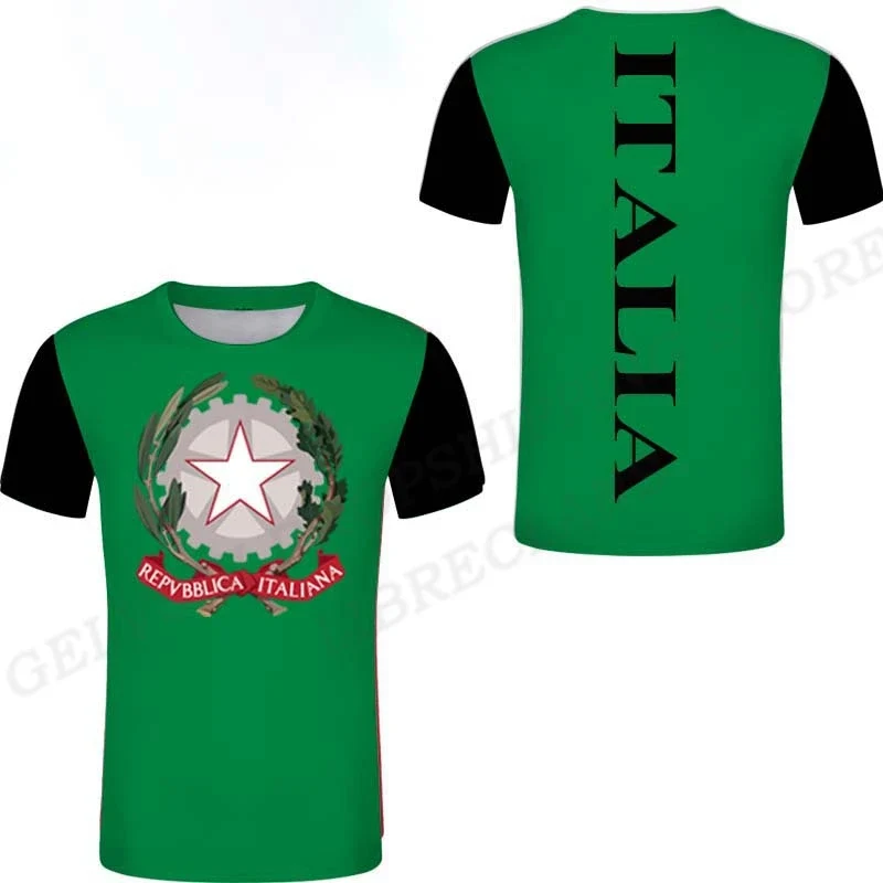 Herren Fashion Italy Vintage 3D T-Shirt Rundhals Unisex Sommer Streetwear Italia