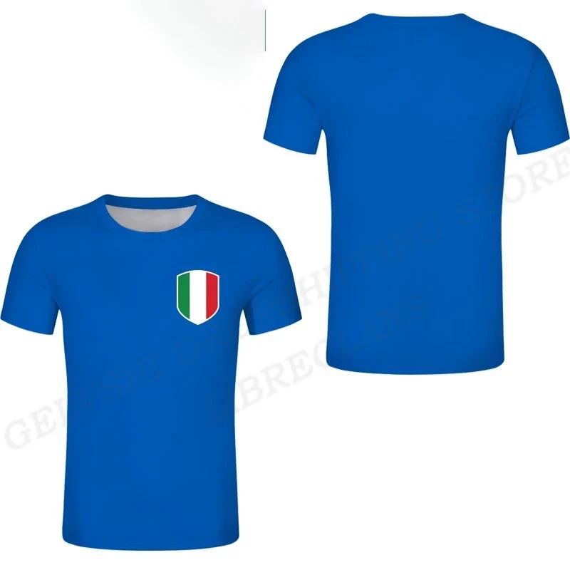 Herren Fashion Italy Vintage 3D T-Shirt Rundhals Unisex Sommer Streetwear Italia