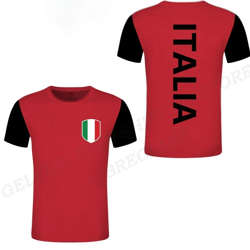Herren Fashion Italy Vintage 3D T-Shirt Rundhals Unisex Sommer Streetwear Italia