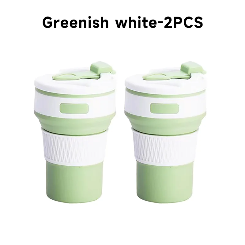 Silikon Trink Becher klappbar faltbar Reise Camping Wandern Outdoor Mug 350ML