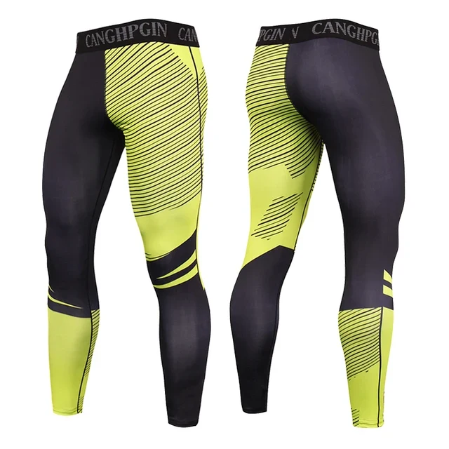 Herren Leggings Sporthose Jogginghose Trainingshose Lauf Hose Kompressionshose
