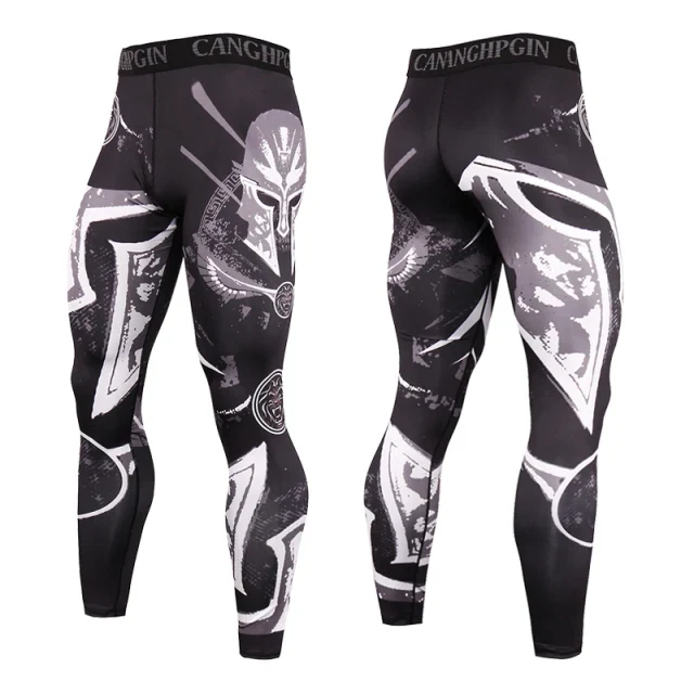 Herren Leggings Sporthose Jogginghose Trainingshose Lauf Hose Kompressionshose
