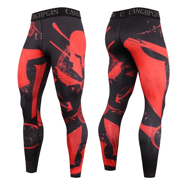 Herren Leggings Sporthose Jogginghose Trainingshose Lauf Hose Kompressionshose
