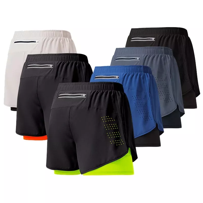 Shorts Kurze Sporthose Kurzhose Jogging Unifarben Herren Trainingshose m Tasche