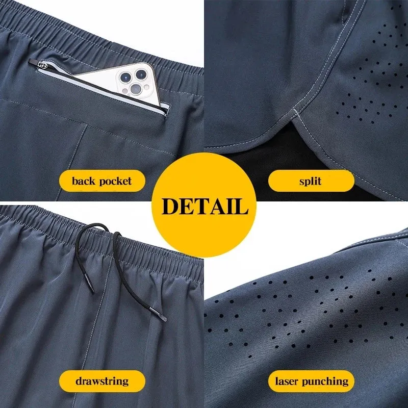 Shorts Kurze Sporthose Kurzhose Jogging Unifarben Herren Trainingshose m Tasche