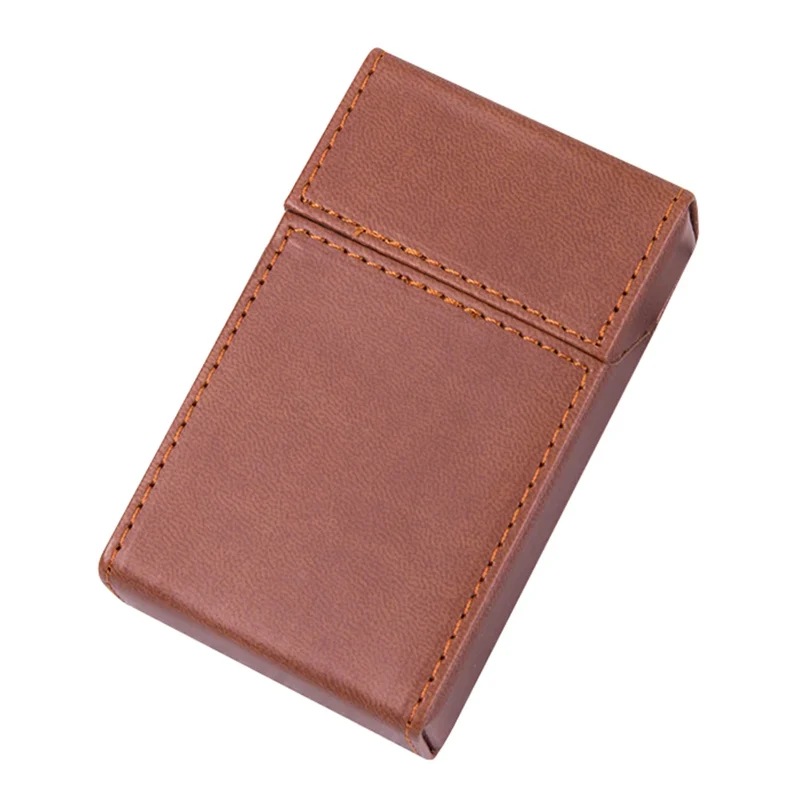 Zigarettenetui Etui 20 Zigaretten Dose Metall Box Mini Kunst Leder Gadgets