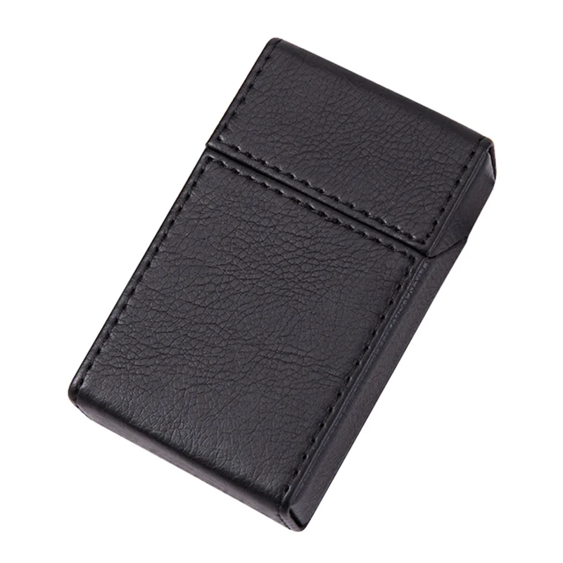 Zigarettenetui Etui 20 Zigaretten Dose Metall Box Mini Kunst Leder Gadgets