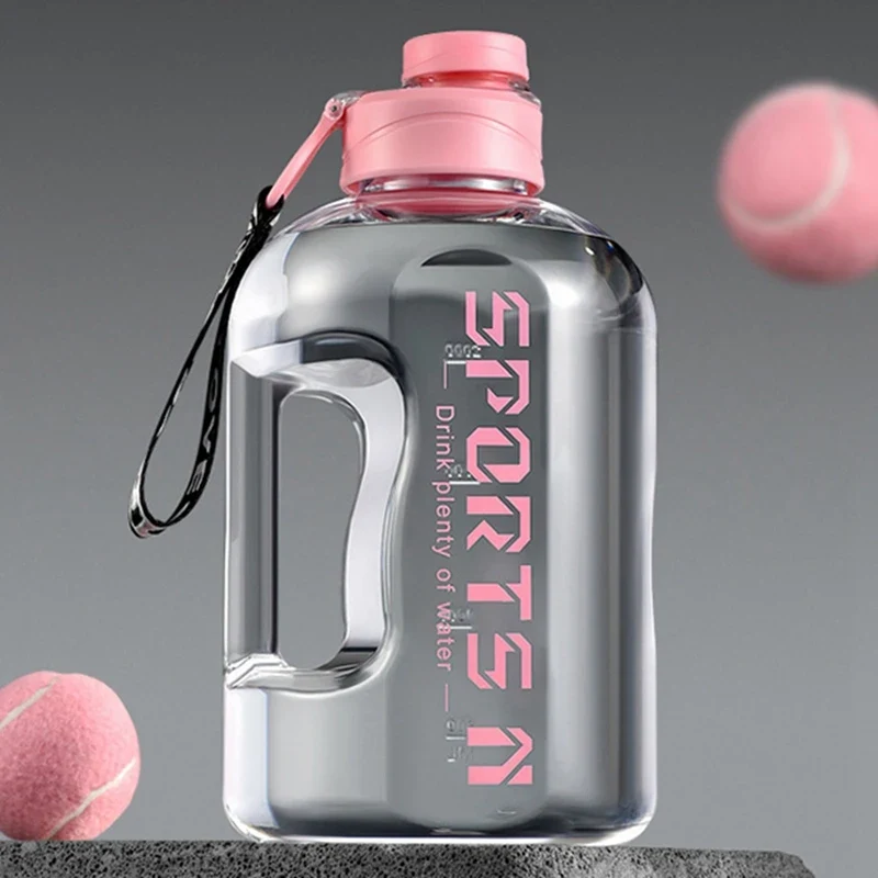 2,7/1,7L Trinkflasche Sportflasche Tritan Wasserflasche Getränkeflasche BPA-frei