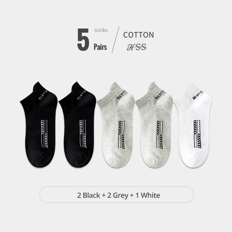 5 Paar Sneakers Socken Herren Damen Sport Freizeit Kurzsocken Füßlinge Gr 38–46