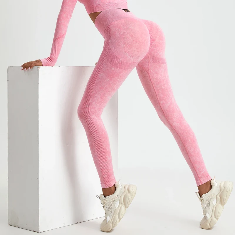 Yoga Leggings Push Up Hohe Taille Sexy Damen Sport Hose Fitness Gym Stretch