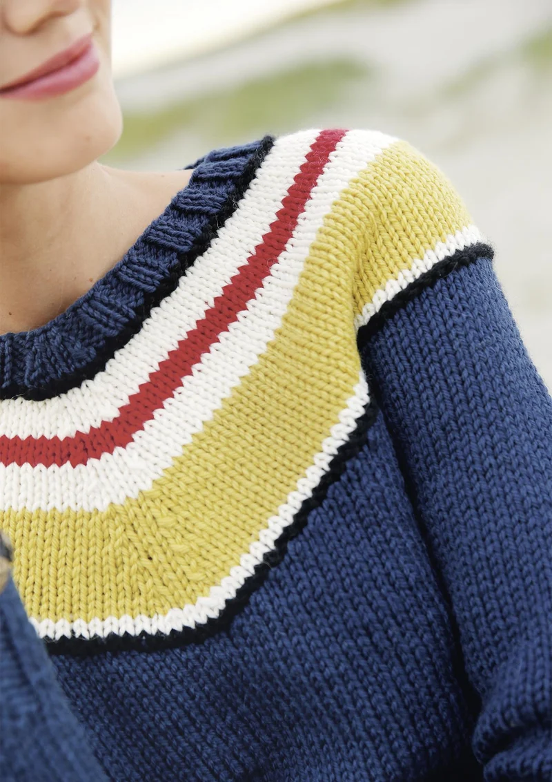 Pullover mit V-Passe