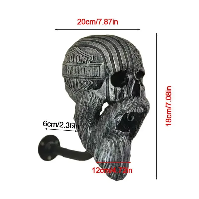 Motorrad Helm Halter Wandhaken Hakenleiste Hacken Kleiderhacken Garderobenhaken