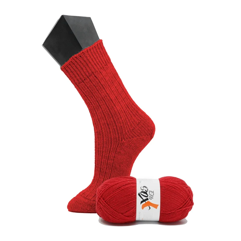 ElbSox Pier 4 | 100g Sockenwolle | 005 - Leuchtturmrot