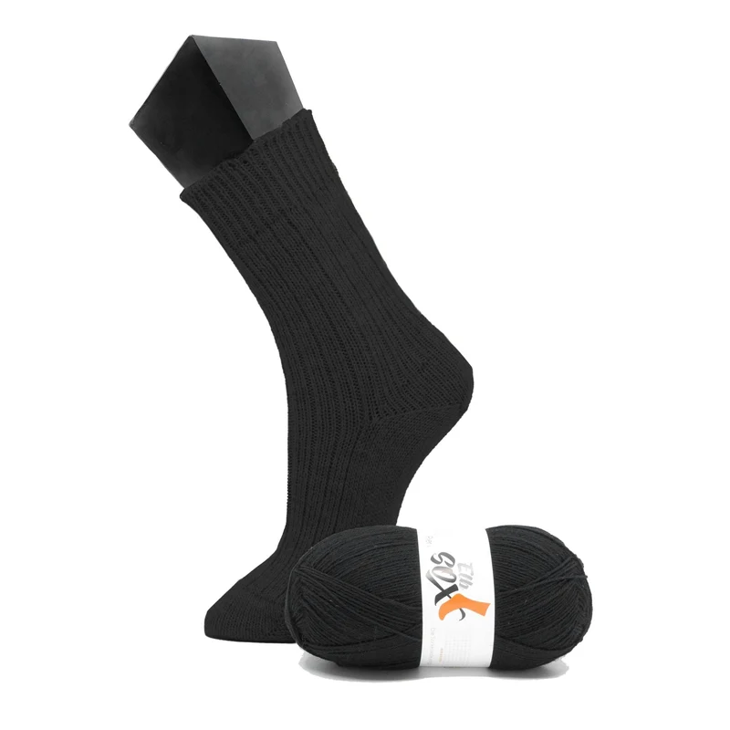 ElbSox Pier 4 | 100g Sockenwolle | 001 - Ankerschwarz