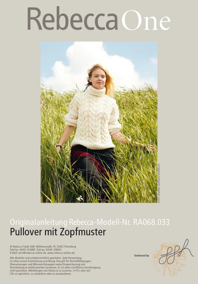 Pullover mit Zopfmuster