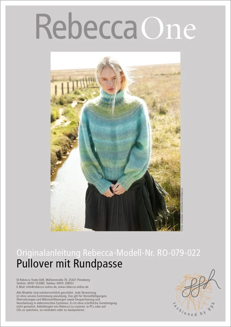 Anleitung - Pullover mit Rundpasse