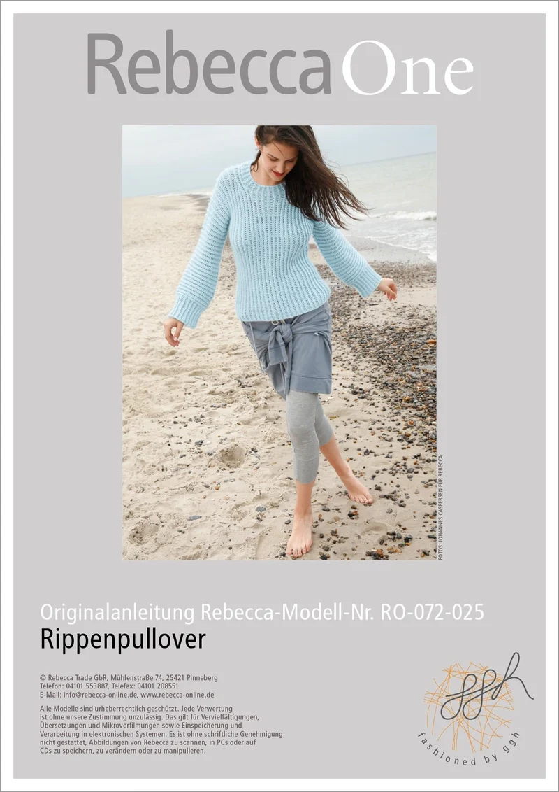 Strickanleitung - Rippenpullover