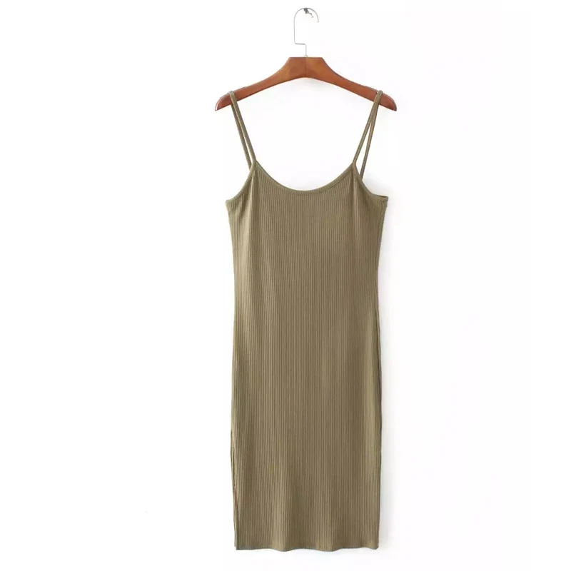 Frauen Sexy Minikleid Trägerloses Kleid Sweatkleid Spaghettiträger Rock Bodycon