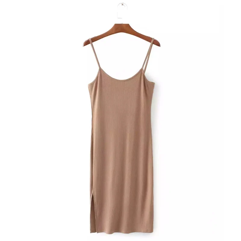 Frauen Sexy Minikleid Trägerloses Kleid Sweatkleid Spaghettiträger Rock Bodycon