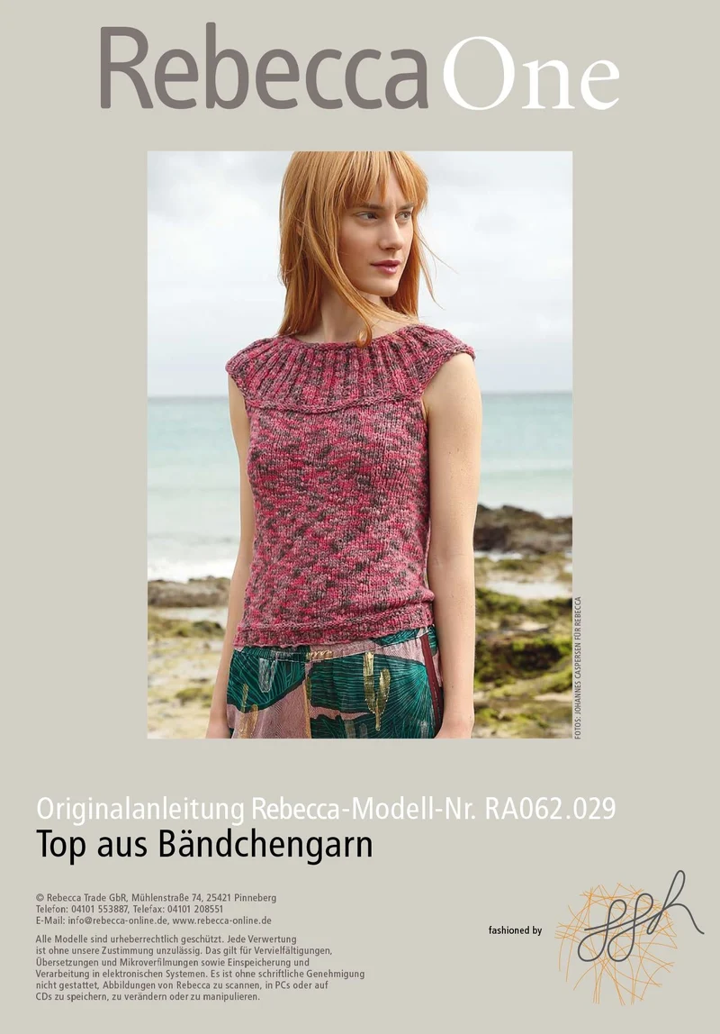 Top aus Bändchengarn