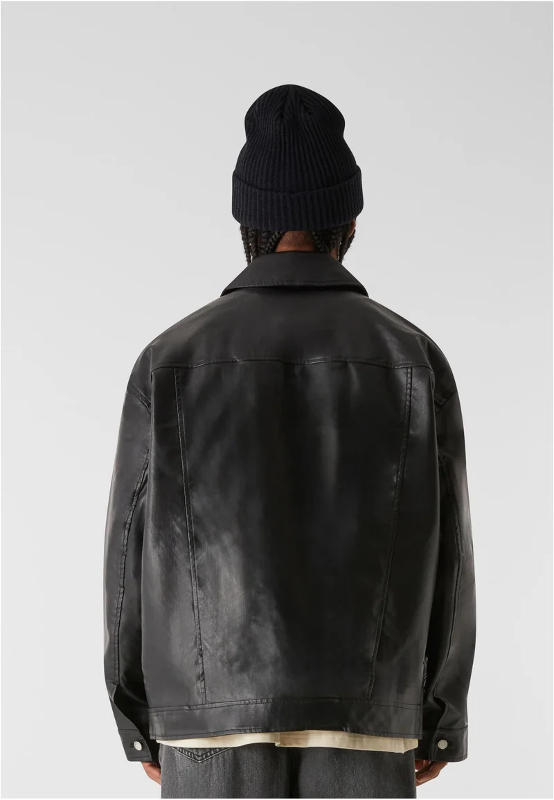 MJG IMITATION LEATHER JACKET