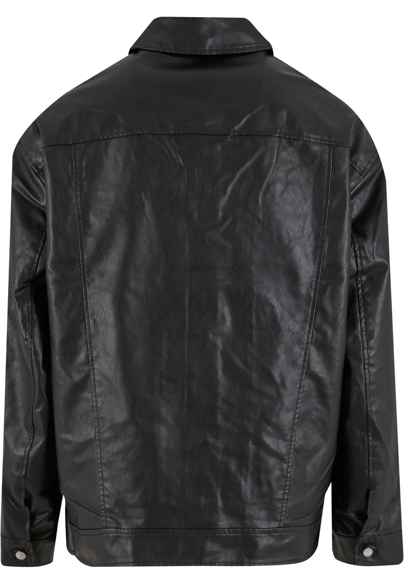 MJG IMITATION LEATHER JACKET