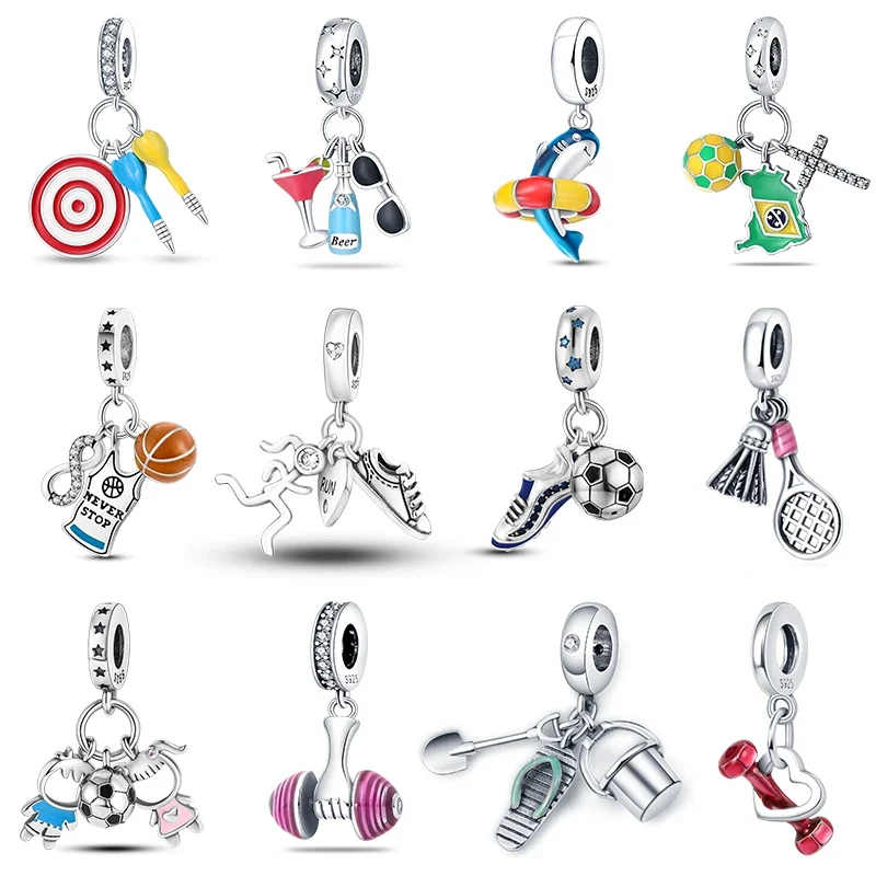 Charms Anhänger 925er Sterling Silber Charm Armband verschiedene Damen Geschenk