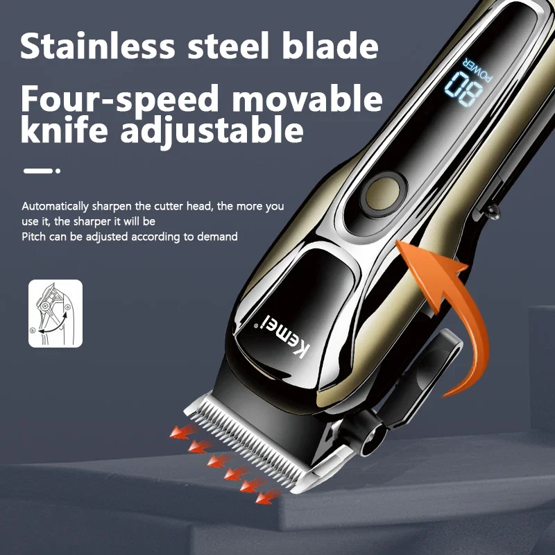 Profi Haarschneidemaschine Haarschneider Rasierer Hair Clipper Bart Trimmer Akku