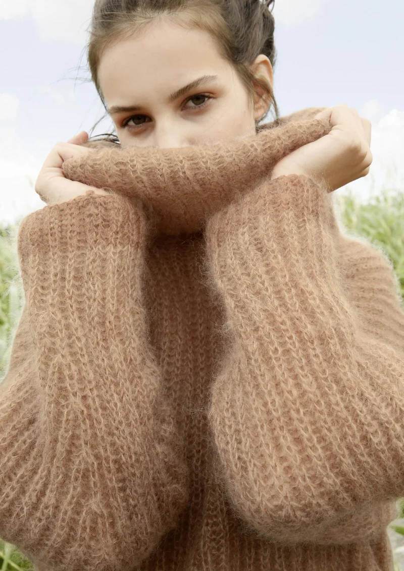 Strickanleitung - Weiter Patent-Pullover