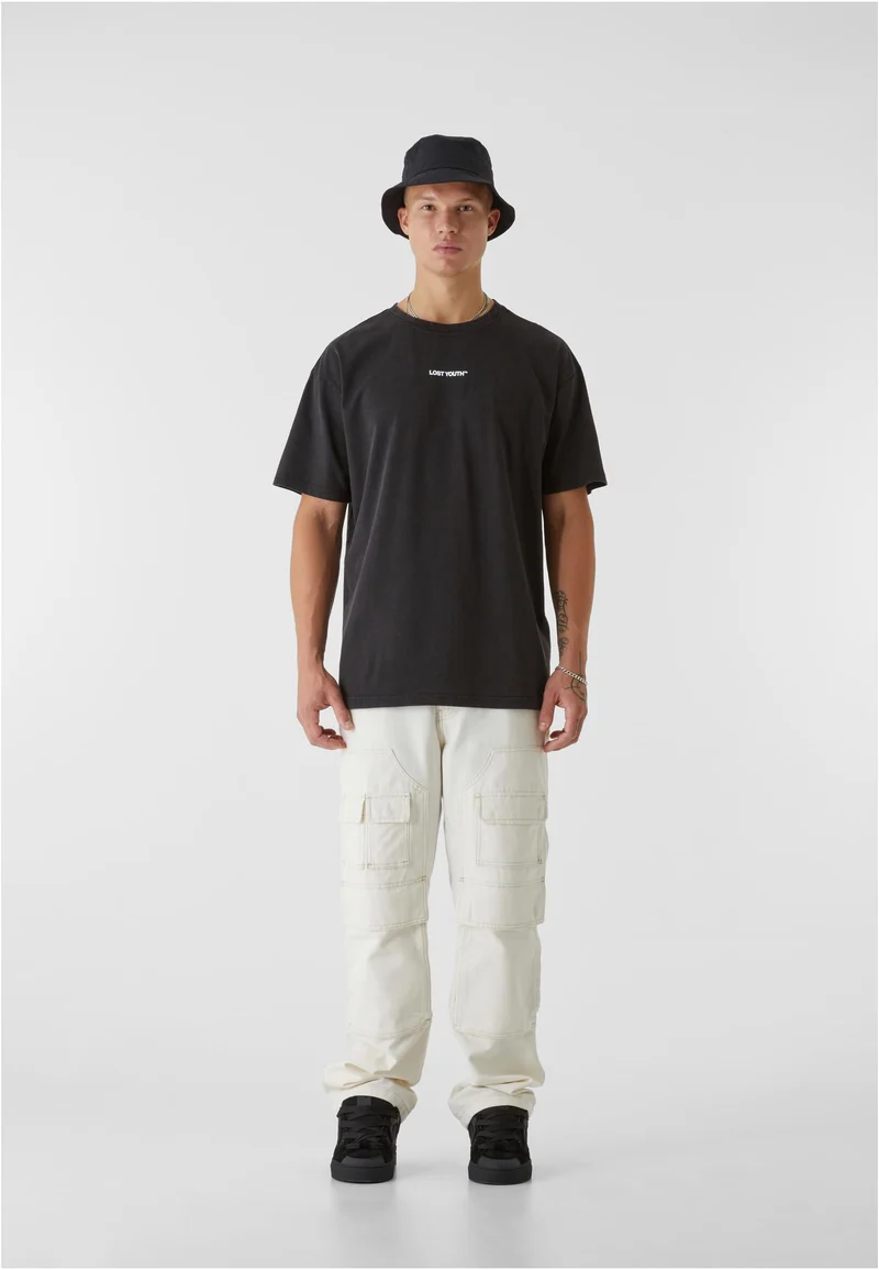 LY ACID WASHED TEE SKATE