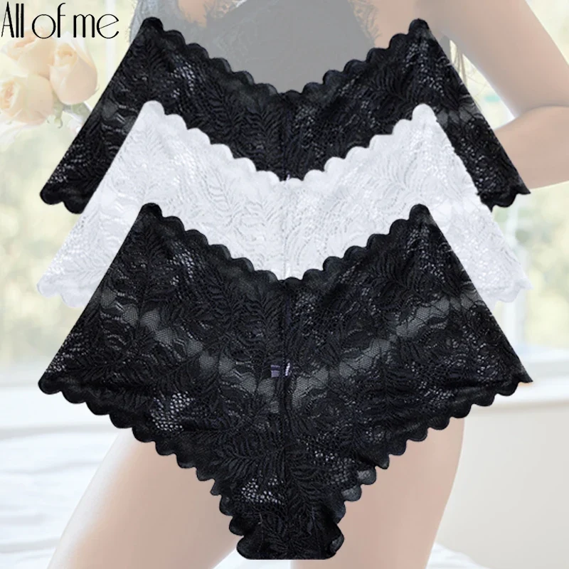 3Stk Frauen Spitze Tanga String Höschen Sexy Schlüpfer Slip Dessous Unterwäsche