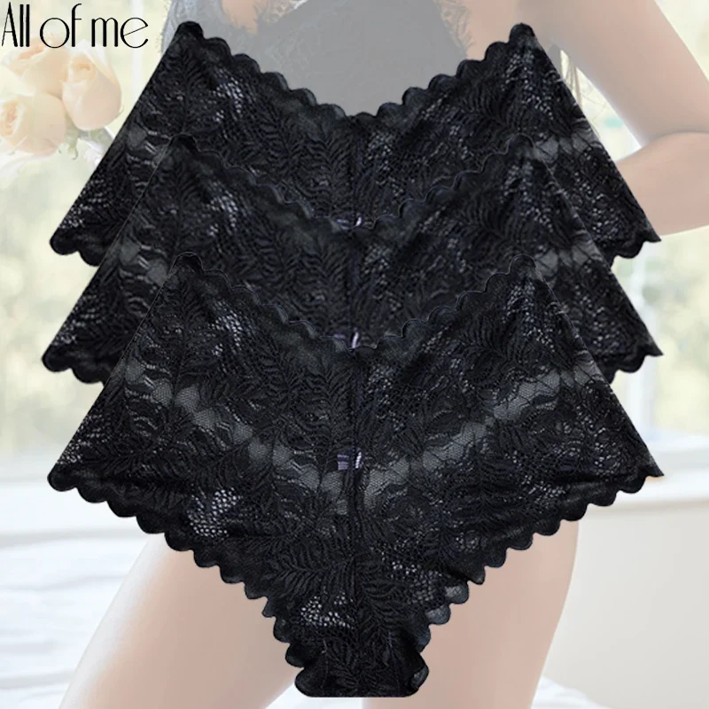 3Stk Frauen Spitze Tanga String Höschen Sexy Schlüpfer Slip Dessous Unterwäsche