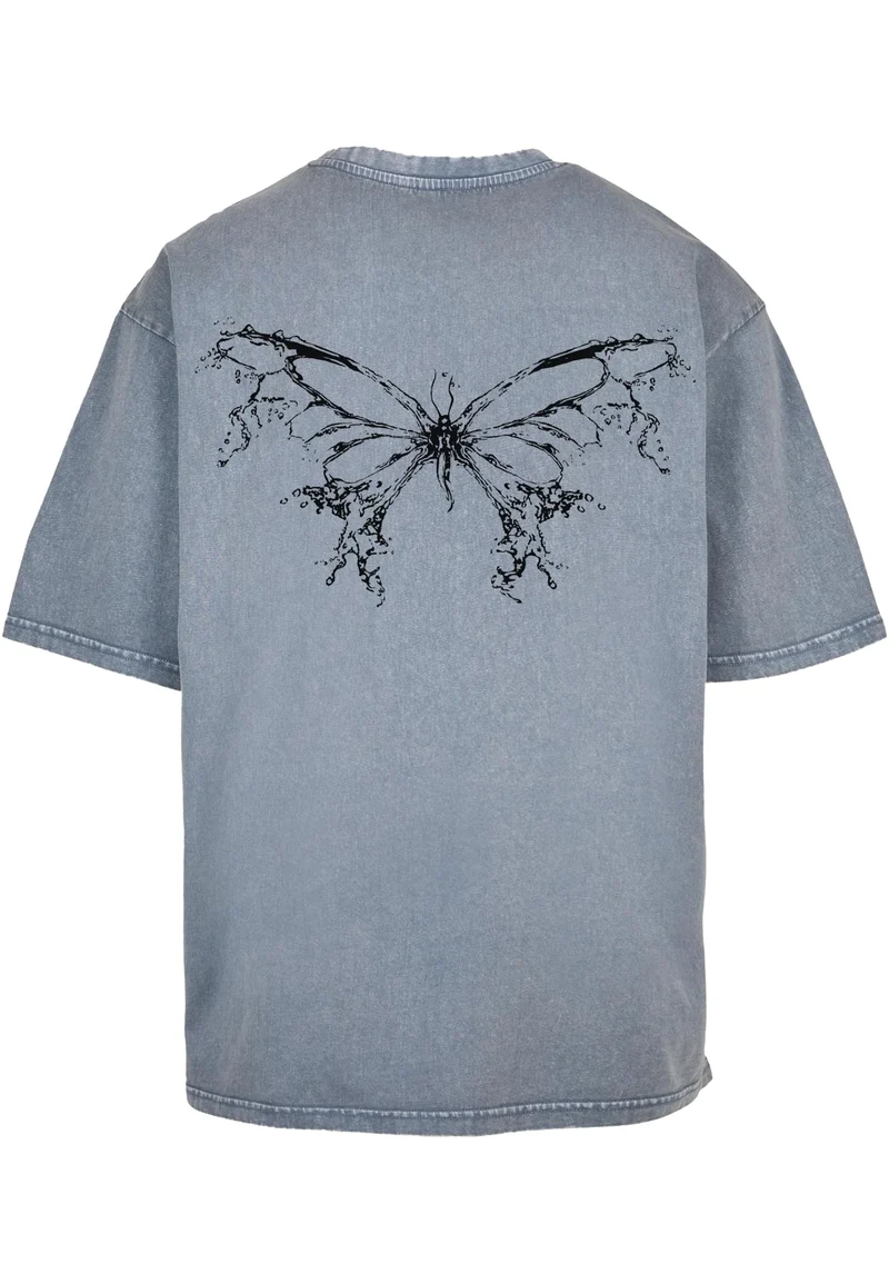 LY Acid Washed Tee Butterfly V.3