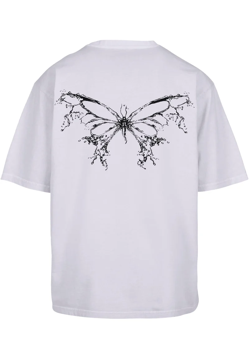 LY Acid Washed Tee Butterfly V.3