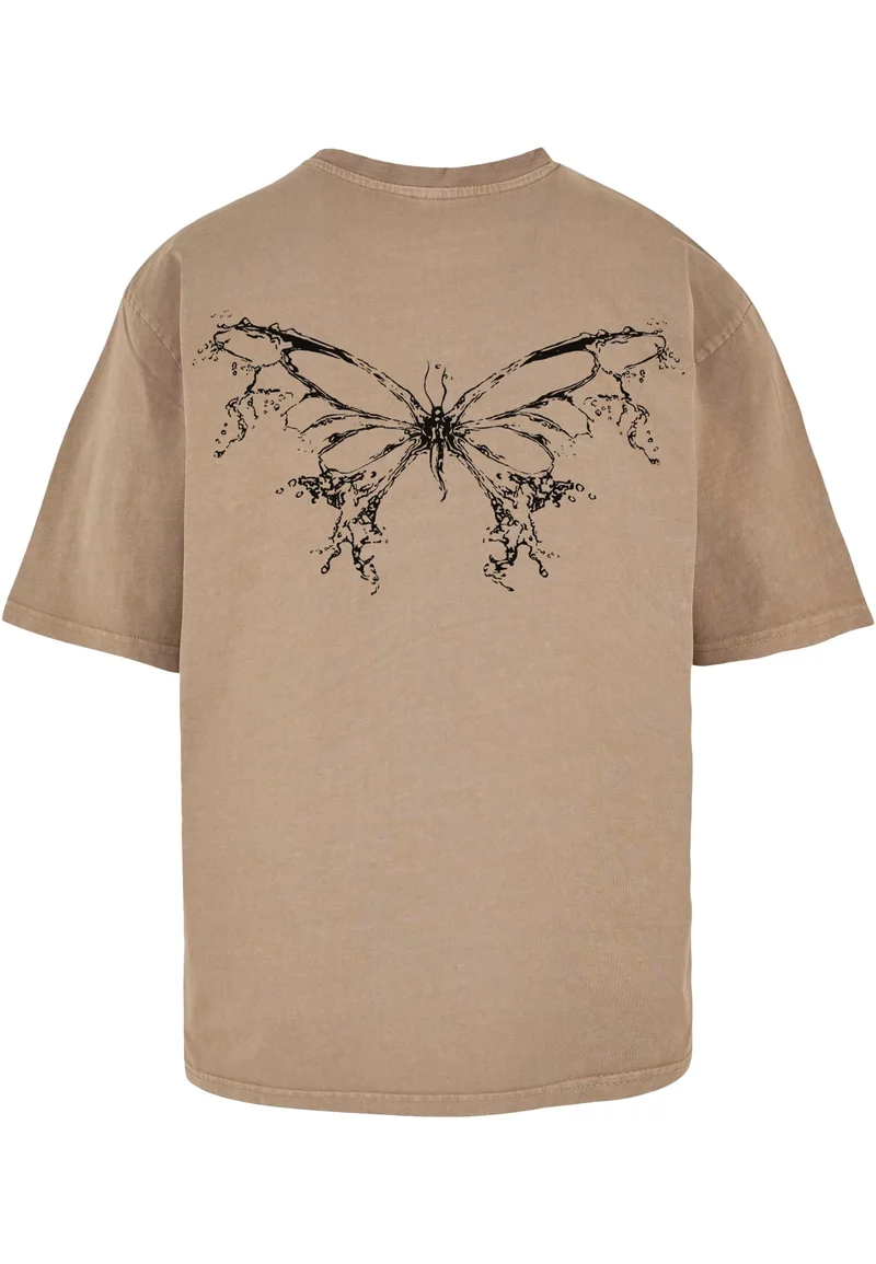 LY Acid Washed Tee Butterfly V.3